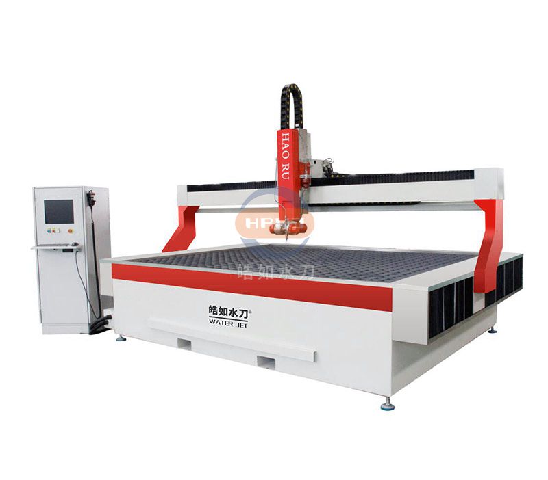 3020龙门式水刀切割机红色.jpg 3020龙门式水刀切割机红色.jpg